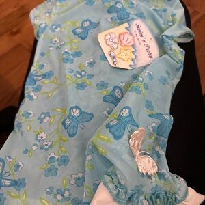 Blue Floral Baby Outfit - swim suits cover up